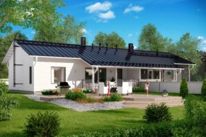 172 Moderni Käpylä paritalo